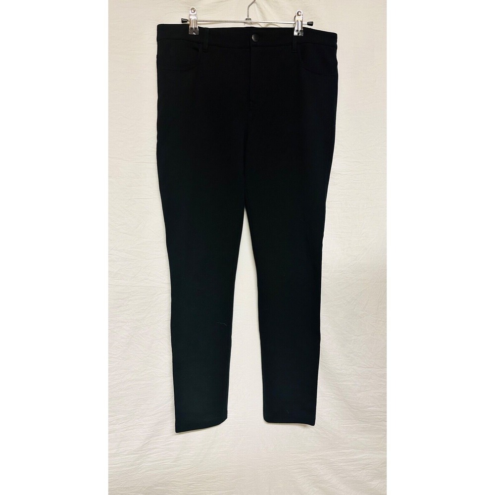 Vince Pants‎ Size 10 Black Women's Stretch Skinny Ponte Flattering Ankle